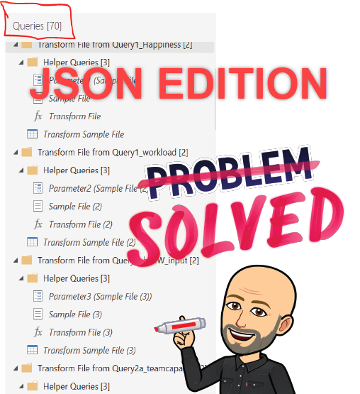 featured image Get rid of Helper Queries in Power Query - JSON edition