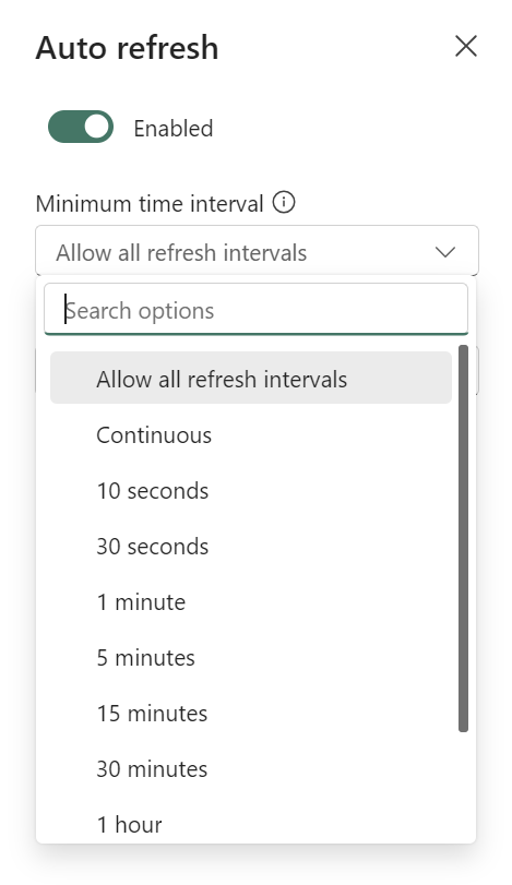 auto refresh real time dashboard